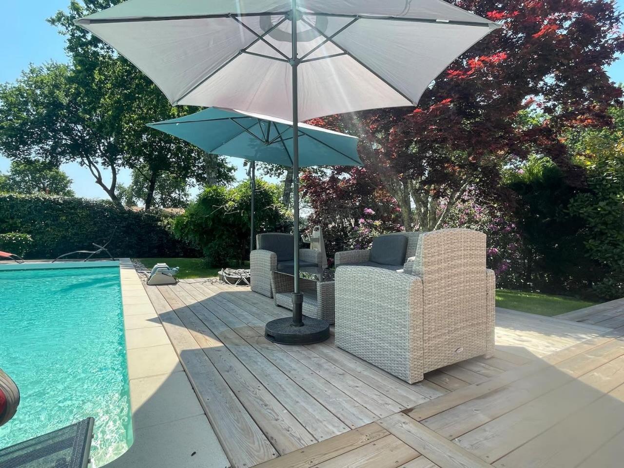 Villa Avec Piscine Andernos Les Bains Exterior photo